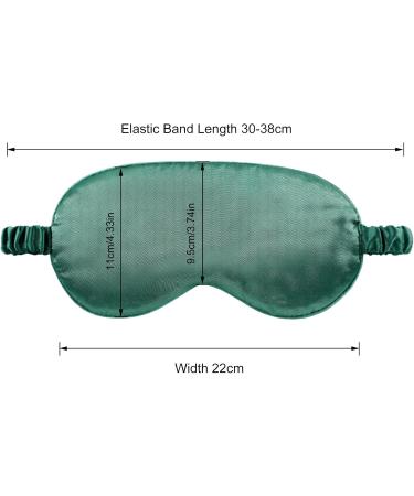 Faux Silk Eye Shade & Hair Scrunchy Set | Breathable Sleep Mask with Drawstring Pouch - Perfect for Travel & Relaxation - Buy Online on SooperMarket.com