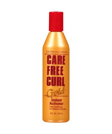 SoftSheen-Carson Care Free Curl Gold Curl Enhancer Activator, 8 Fl oz 8 Fl Oz (Pack of 1)