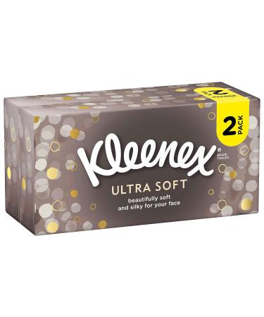 Kleenex Ultra Soft Tissues White Twin Box - Ultra Gentle Comfort for Sensitive Skin | Shop Internationally - Buy Online on SooperMarket.com