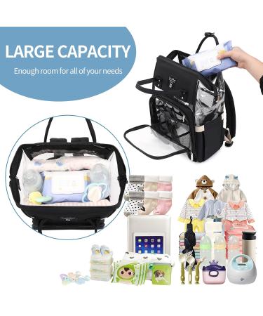Shop Stylish Pomelo Baby Diaper Backpack - Waterproof Large Capacity & Multifunctional | Perfect for On-the-Go! - Buy Online on SooperMarket.com