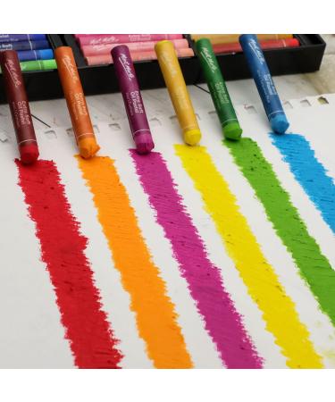 Mont Marte 52pc Extra Soft Oil Pastels - Assorted Vibrant Colors for Blending, Layering & Shading - Ideal for Art, Craft, Coloring and Sketching - Multicolor 52 Count - Buy Online on SooperMarket.com