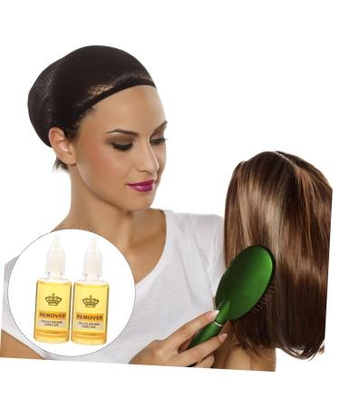 2 Hair Extension Glue Remover - Lace Glue & Tape Remover for Wigs | 30ml Adhesive Solution - Buy Online on SooperMarket.com