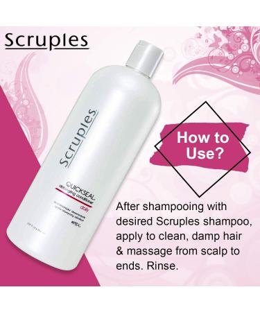 Scruples Quickseal Detangling Conditioner 33.8 oz - Hair Smoothing & Frizz Control for All Hair Types - International Shipping Available - Buy Online on SooperMarket.com