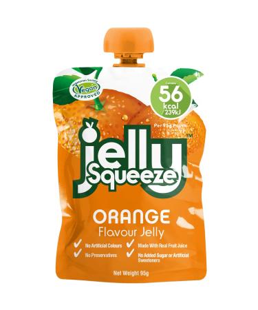 Fruitypot Orange Jelly Squeeze Pouches - 16x95g