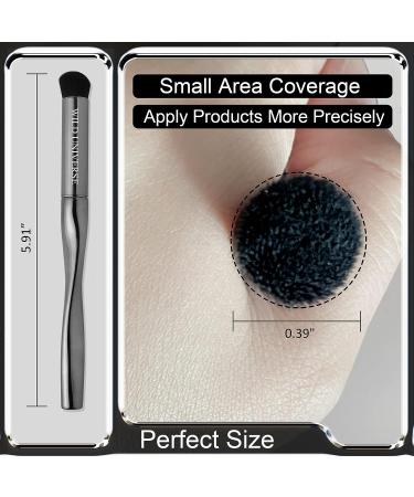 Wild Universe Concealer Makeup Brush - Covers Blemishes, Dark Circles, Smile Lines - Premium Firm Bristles for Liquid/Cream Bronzer - Gray - Buy Online on SooperMarket.com