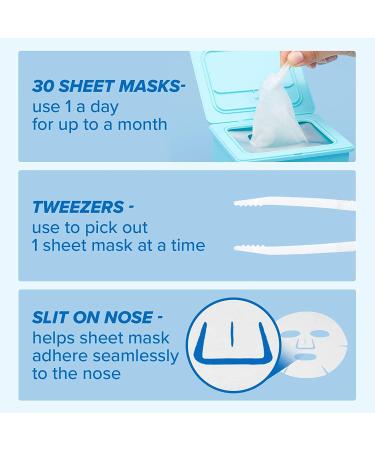 I Dew Care Straight Chillin Sheet Masks - 30 Aloe-Infused Cooling Masks for Hydrated & Calm Skin - Buy Online on SooperMarket.com