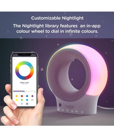 Hubble Eclipse Smart Baby Monitor: 7-Colour Night Light, Calming Music, Sleep Trainer & Wi-Fi Connectivity - Buy Online on SooperMarket.com