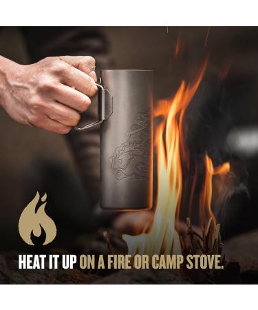 GRAYL Titanium UltraPress 500ml Water Filter Bottle - Covert Black | Ideal for Hiking Camping Survival & Travel - Buy Online on SooperMarket.com