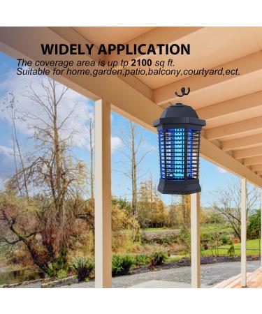 Electric Bug Zapper Mosquito Killer for Home Backyard Patio - Black - Buy Online on SooperMarket.com