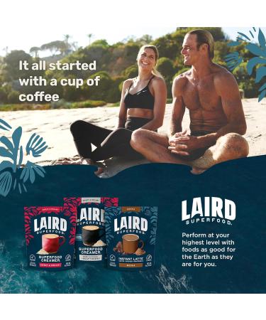 Laird Superfood Mocha Non-Dairy Coffee Creamer 227g - Gluten Free, Non-GMO, Vegan - Buy Online on SooperMarket.com