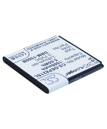 Replacement Battery Compatible with Doro 6778 Liberto 820 Mini Part Number: DBM-1500B 1500mAh/3.7V