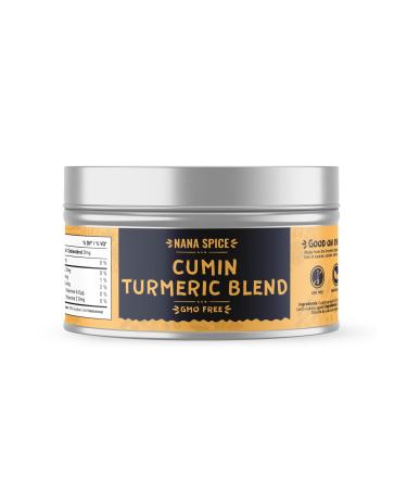 CUMIN TURMERIC BLEND SEASONING BY NANA SPICE | 100 G TIN | HAND GROUNDED FOR RICH AROMA AND FLAVOUR