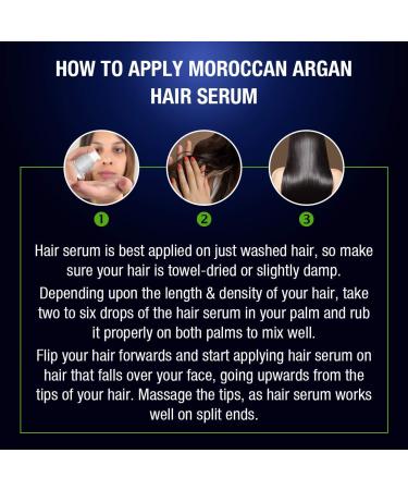 StBotanica Moroccan Argan Hair Serum - Nourishing & Frizz Control with USDA Organic Argan Oil - 120ml for Healthy Shiny Hair - Buy Online on SooperMarket.com