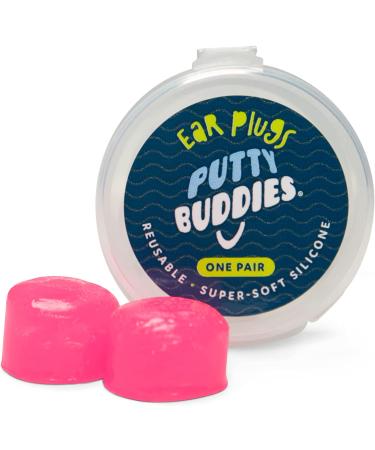 Putty Buddies Original Swimming Earplugs - 3-Pair Pack in Purple/Teal/Magenta - Soft, Comfortable Ear Plugs for Kids - Water Block Technology - Buy Online on SooperMarket.com