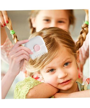 Split Ends Hair Trimmer for Women 2 in 1 Mini Portable Cute Hair Brush Detachable Dustproof Knob Adjustable Stainless Steel Slicer Hair Clipper Type 1 - Buy Online on SooperMarket.com