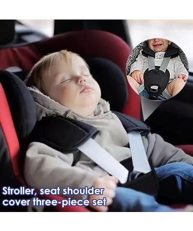 HAOSEA Belts Pads Shoulder Strap and Crotch Cover Universal Baby Stroller Car Seat Strap Covers Soft Seat Belt Cushion fits Most car seat - Buy Online on SooperMarket.com