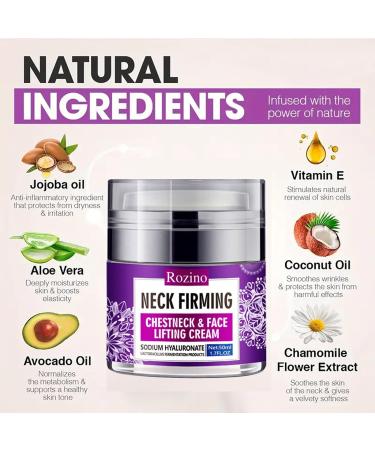 Collagen Face & Neck Tightening Cream | Neck Firming & Lifting Anti Wrinkle Moisturizer | Reduce Double Chin & Sagging Skin - Buy Online on SooperMarket.com