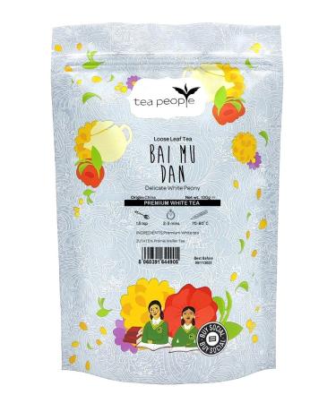 Tea People Bai Mu Dan - 100g Refill Pack Unflavoured 100 g (Pack of 1)