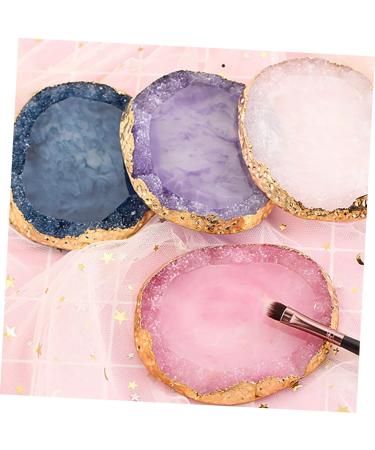Buy 2 Pcs Eyeshadow Mixing Resin Palette - Nail Art & Makeup Mixing Tray for Manicure & Nail Polish - Perfect for Gel & Eyeshadow Mixing - Buy Online on SooperMarket.com