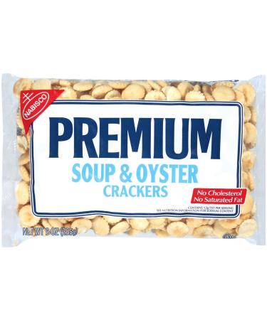 Nabisco, Premium Soup & Oyster Crackers, 9oz Bag (Pack of 6)