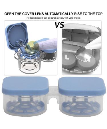 Portable Contact Lens Container & Travel Cosmetic Organizer - Ink Blue - Buy Online on SooperMarket.com