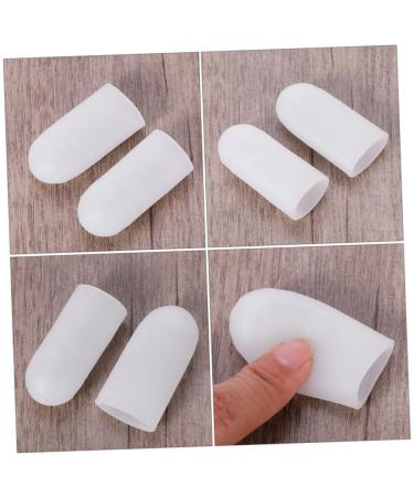 8 Pairs Silicone Gel Toe Protectors & Separators for Blisters, Bunions, and Straightening - White Headgear Orthopedic Design - Buy Online on SooperMarket.com