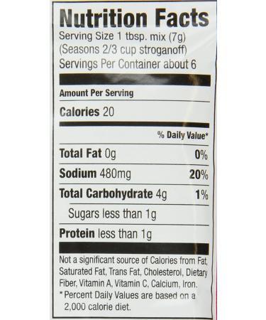 McCormick Beef Stroganoff Seasoning Mix 1.5 oz - Pack of 12 | Quality Ingredients for Delicious Meals - Buy Online on SooperMarket.com