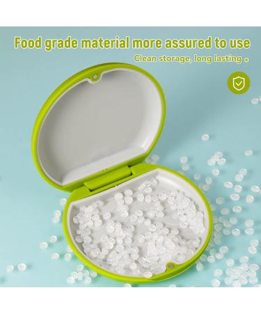 Annhua Retainer Case Denture Container Mouthguard Storage Box with Magnetic Closure False Teeth Container Denture Box Blue - Buy Online on SooperMarket.com