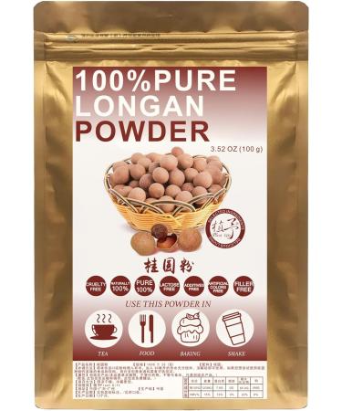Plant Gift 100% Longan Powder 100G/3.25oz Non-GMO No Filler No additives Natural Longan Flour Best Flavor for Smoothie Drinks Tea and Baking Adds Flavor and Taste 2UK-PO0028 - Buy Online on SooperMarket.com