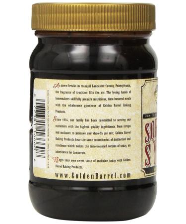 Golden Barrel Sorghum Syrup Wide Mouth Jar - 16 oz - Buy Online on SooperMarket.com