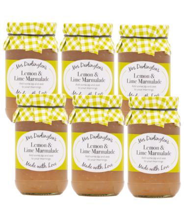 Mrs Darlington's Medium Cut Lemon & Lime Marmalade - 340g - Pack of 6