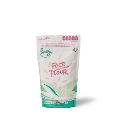 Premium Quality White Rice Flour (14 Oz) | Made From Ground White Rice for Gluten-Free Baking | Gluten-Free, Vegan, Non-GMO & Kosher