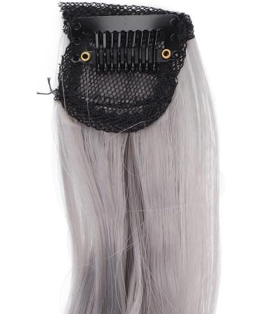Hair Extension Synthetic Colorful Clip In Hairpiece Curling Wig for Party for Prom for Girls White tea ash - Buy Online on SooperMarket.com