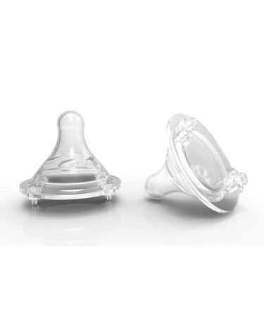 Avima Newborn Baby Bottle Starter Set - Anti-Colic Wide Neck Bottles with Slow and Medium Flow Nipples - 22 Piece Set - Buy Online on SooperMarket.com