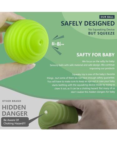 Sensory Balls & Silicone Teethers Combo for Baby 3-6 Months - 6 Pack & 4 Pack by ROHSCE - Buy Online on SooperMarket.com