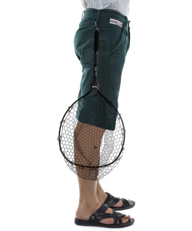 PLUSINNO Fly Fishing Net - 16 x 13 Hoop Size - Soft Rubber Mesh - Catch and Release Net - Buy Online on SooperMarket.com