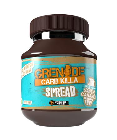 Grenade Carb Killa Protein Chocolate Spread High Protein Low Sugar Gluten Free No Stir Chocolate Chip Salted Caramel 12.7oz