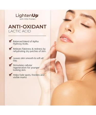 LightenUp Lactic Acid Serum - 1 fl oz - Fades Dark Spots on Face, Knees, Elbows - Buy Online on SooperMarket.com