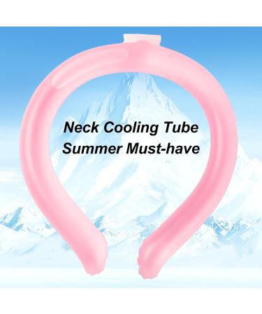 Cooling Neck Tube Reusable Neck Cooler with Ice Crystals Stay Cool in Summer Heat Pink - Buy Online on SooperMarket.com