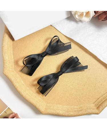 JSGHGDF Ribbon Elegant 2000s Style Side Clip Hair Clip Elaborate Style Large knot Balletcore - Buy Online on SooperMarket.com