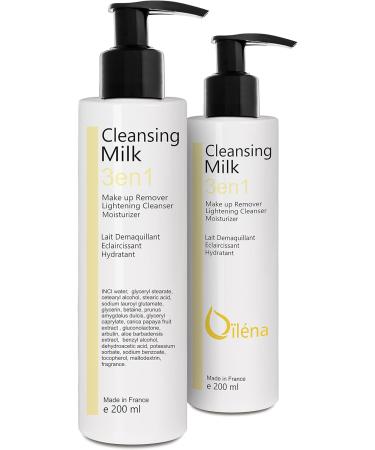 3-in-1 Moisturiser Milk Cleanser & Anti-Spot Makeup Remover | 3x200ml | Vegan Paraben-Free | For Sensitive/Dry Skin - Buy Online on SooperMarket.com