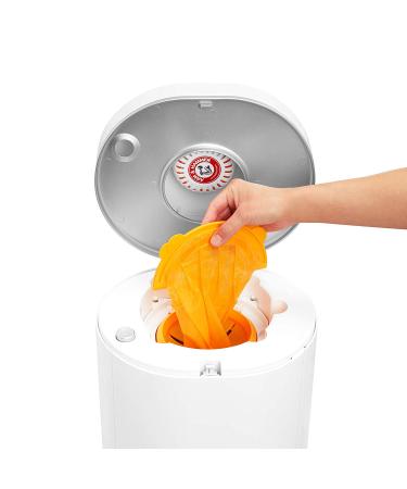 Arm & Hammer Diaper Pail Refill Bags - 20 Count | Holds 600 Diapers | White | Pack of 1 - Buy Online on SooperMarket.com