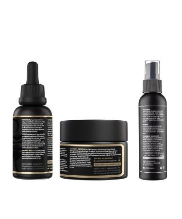 The Beard Struggle Beard & Hair Heat Protectant Spray Warrior s Beard Balm & Day Liquid Tonic Beard Oil Bundle Nourishes & Revitalizes Beard Hair - Gold Collection - Asgardian Secret - Buy Online on SooperMarket.com