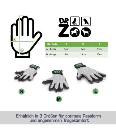 DR Zoo Size M Grooming Gloves for Dogs Cats & Horses | Best Pet Grooming Tools - International Shipping - Buy Online on SooperMarket.com