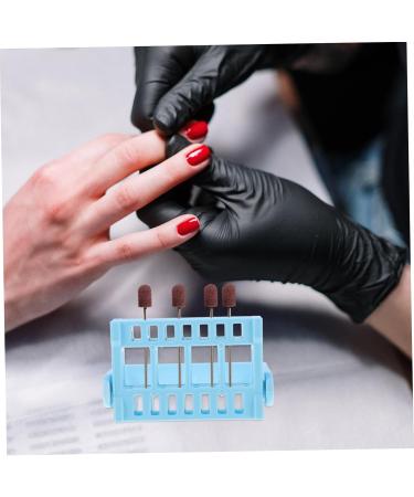 Healeved 16 Manicure Organizer Manicure Drill Bits Holder Nail Tools Nail Drill Stand Holder Nail Drill Bits Holder Grinding Head Holder Electric Tool Acrylic Electrical Tools To Rotate - Buy Online on SooperMarket.com
