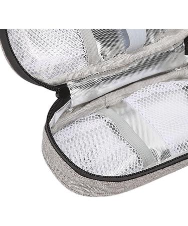 Insulin Cooler Bag - Aluminium Foil Insulation, Durable Zipper Design, Portable - Grey - Buy Online on SooperMarket.com