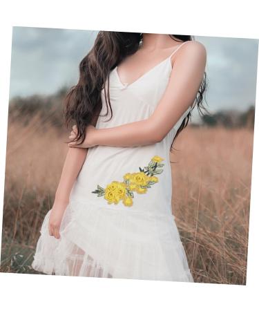 Operitacx 8 Pcs Embroidery Appliqu 3d Embroidered Applique Diy Craft Cloth Patches Crafts Wedding Dress - Buy Online on SooperMarket.com