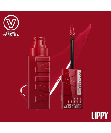 Maybelline New York Super Stay Vinyl Ink Liquid Lipstick - 16 Hour Hold Shiny Finish No. 10 Lippy 4.2ml | International Shipping Available - Buy Online on SooperMarket.com