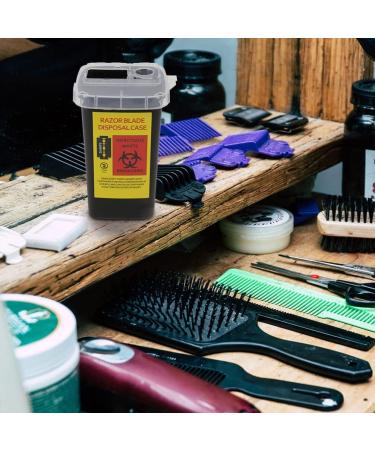 Nolitoy 2-Piece Razor Suitcase Disposal Container - Safe Sharp Object Recycling Box for Hairdressers - Buy Online on SooperMarket.com