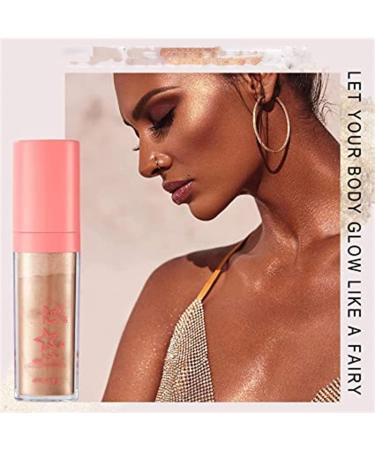 Lovelycat Body Glitter Powder Stick Face highlights Shimmer Face and Body Highlighter Powder with Sponge Head Magic Colour Shiner Powder for Face Body Arms Collarbones and Leg (01#White) - Buy Online on SooperMarket.com
